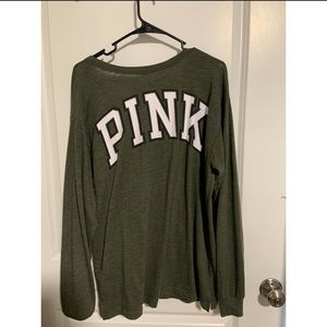 PINK Henley tee